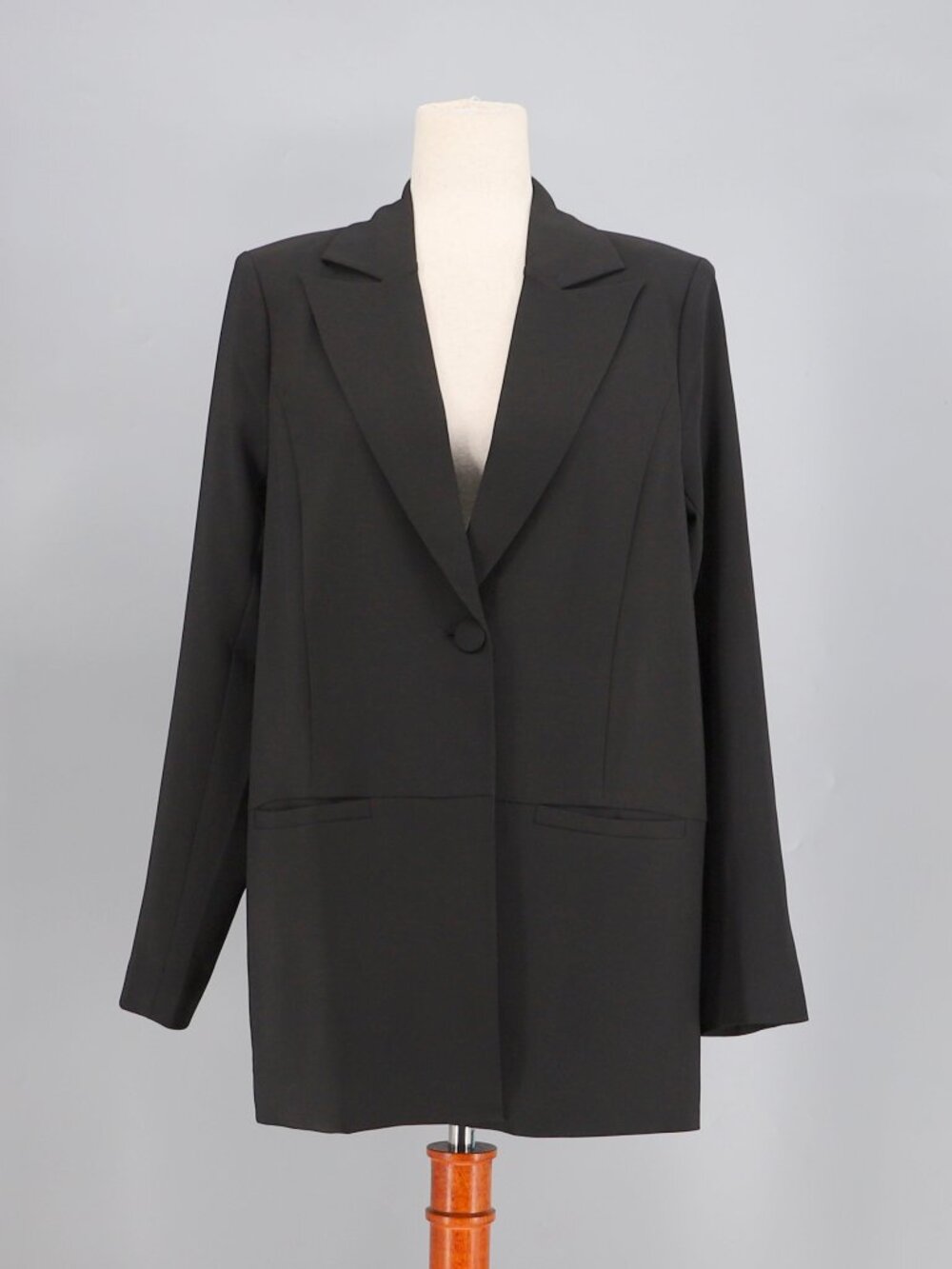 CAMILA COELHO Single Button Brenna Blazer in Black Size S